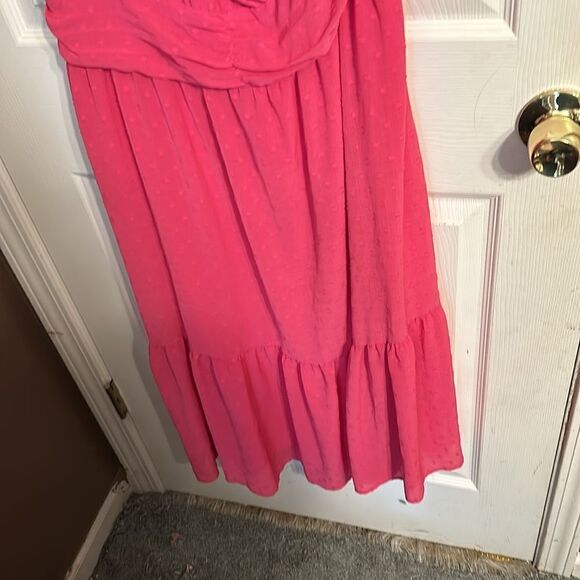 Chelsea 28 Polka Dot Dress Pink. NWOT 1x - Picture 4 of 14